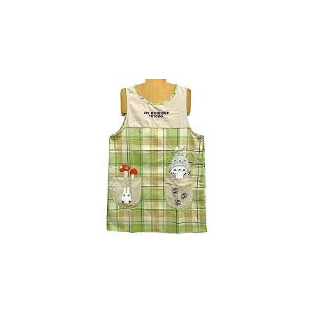 TABLIER A CARREAUX TOTORO - MON VOISIN TOTORO H84XW61.5