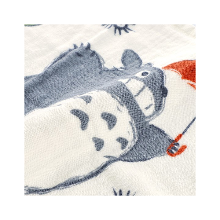 MINI SERVIETTE TOTORO SUR UNE BRANCHE - MON VOISIN TOTORO 34X80