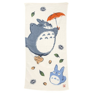 MINI SERVIETTE TOTORO SUR UNE BRANCHE - MON VOISIN TOTORO 34X80