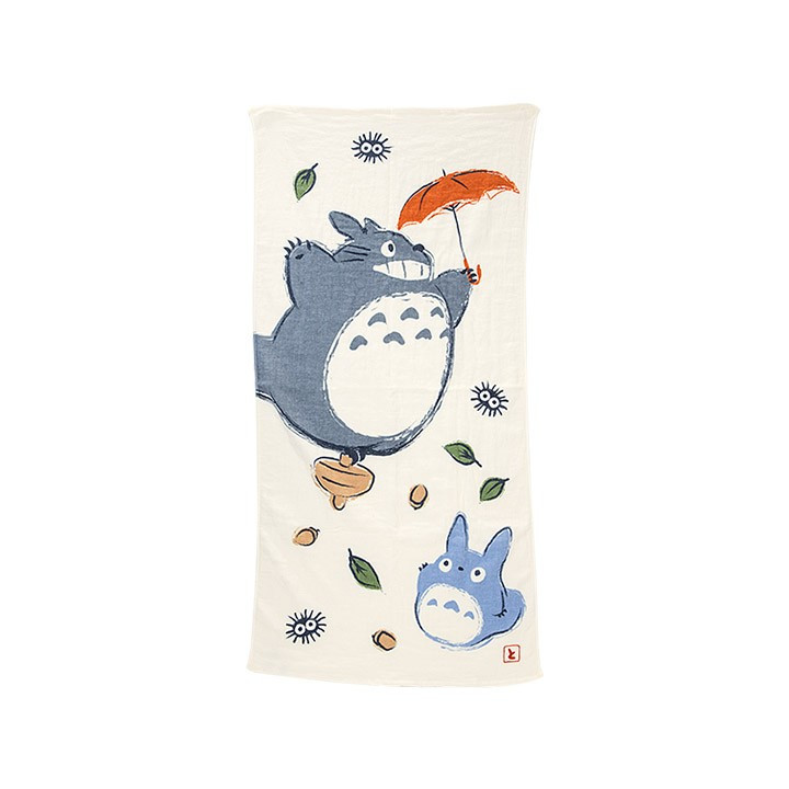 MINI SERVIETTE TOTORO SUR UNE BRANCHE - MON VOISIN TOTORO 34X80