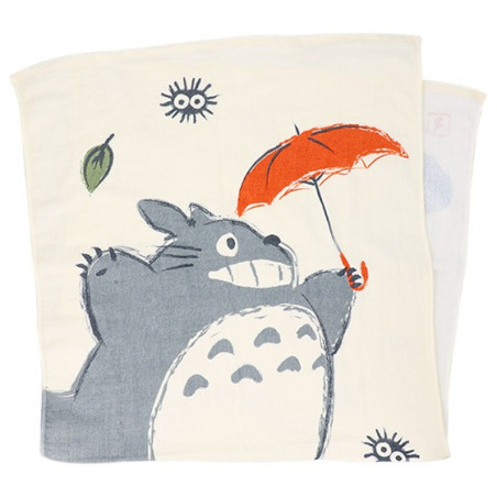 MINI SERVIETTE TOTORO SUR UNE BRANCHE - MON VOISIN TOTORO 34X80