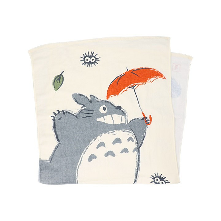 MINI SERVIETTE TOTORO SUR UNE BRANCHE - MON VOISIN TOTORO 34X80