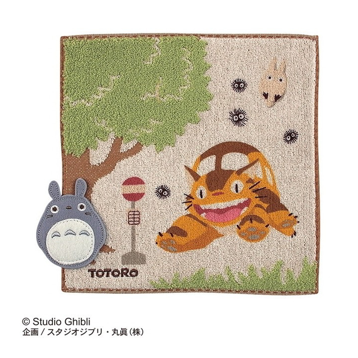 MINI-SERVIETTE ARRÊT DE BUS - MON VOISIN TOTORO 25X25