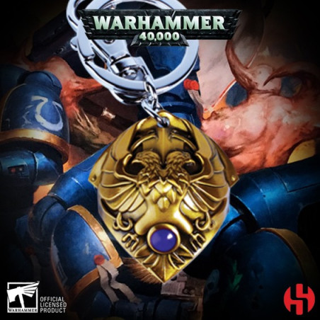 PORTE-CLES - KEYCHAIN W40K - CUSTODIAN SHOULDER PLATE
