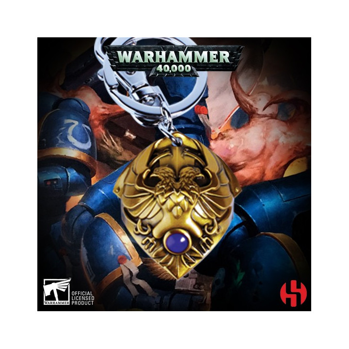 PORTE-CLES - KEYCHAIN W40K - CUSTODIAN SHOULDER PLATE