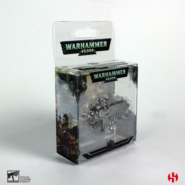 PORTE-CLES - KEYCHAIN W40K - BOLTER METALLIC FINISH