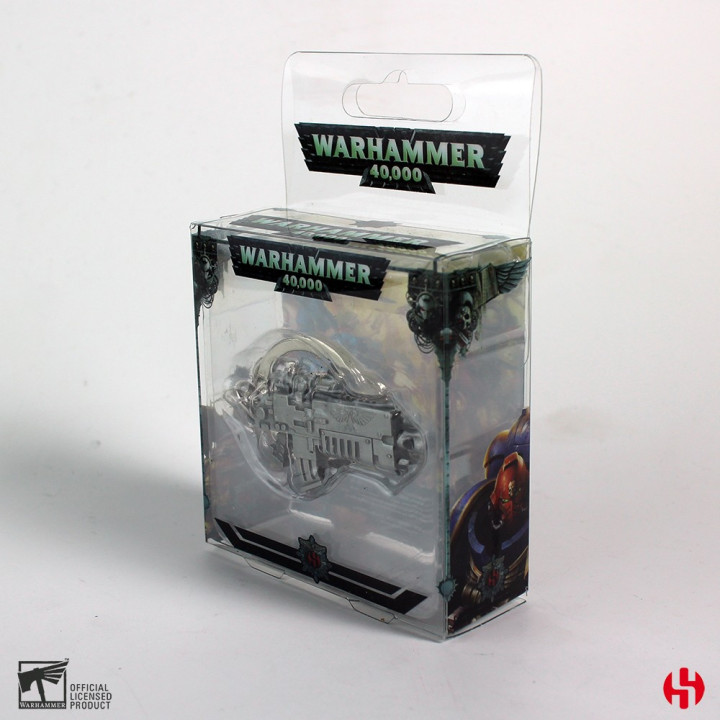 PORTE-CLES - KEYCHAIN W40K - BOLTER METALLIC FINISH