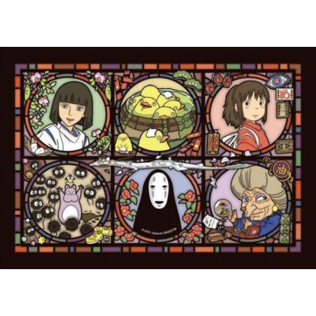 PUZZLE VITRAIL NO FACE 208P- LE VOYAGE  DE CHIHIRO 