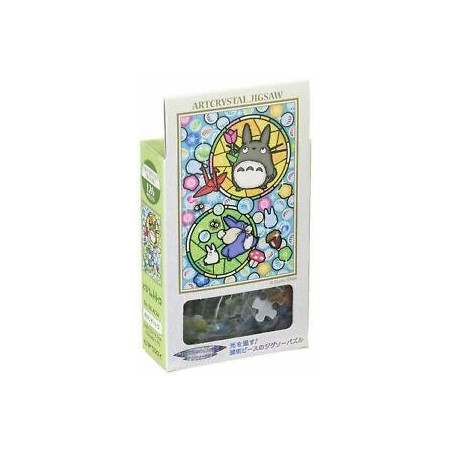 PUZZLE VITRAIL TOTORO BILLES DE VERRE-MON VOISIN TOTORO 