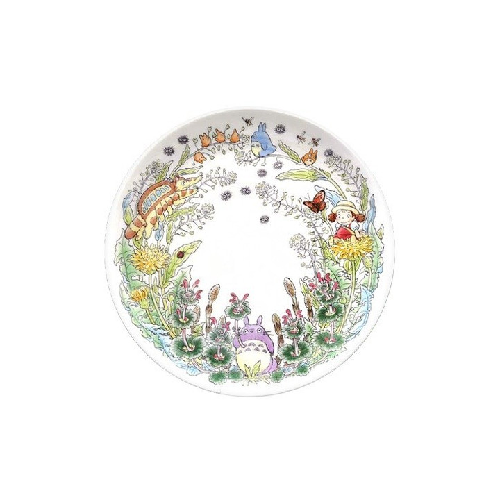 ASSIETTE 23 CM TOTORO PISSENLIT - MON VOISIN TOTORO 
