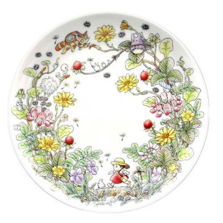 ASSIETTE 23 CM TOTORO FRAISE - MON VOISIN TORORO 