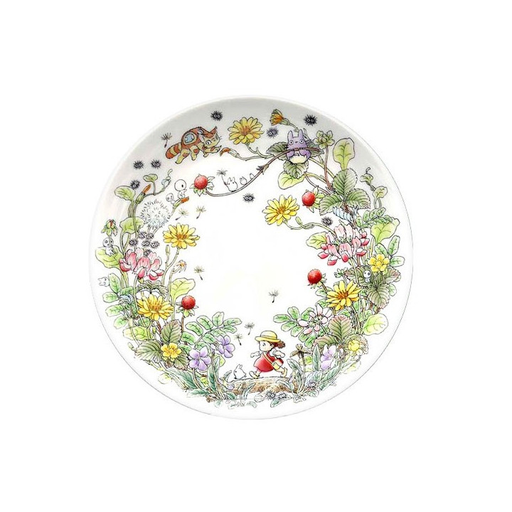 ASSIETTE 23 CM TOTORO FRAISE - MON VOISIN TORORO 