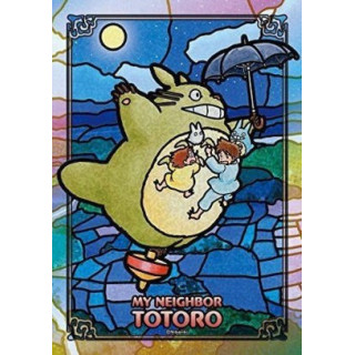 PUZZLE VITRAIL TOTORO SOUS LA LUNE-MON VOISIN TOTORO 