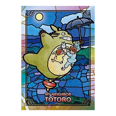 PUZZLE VITRAIL TOTORO SOUS LA LUNE-MON VOISIN TOTORO 