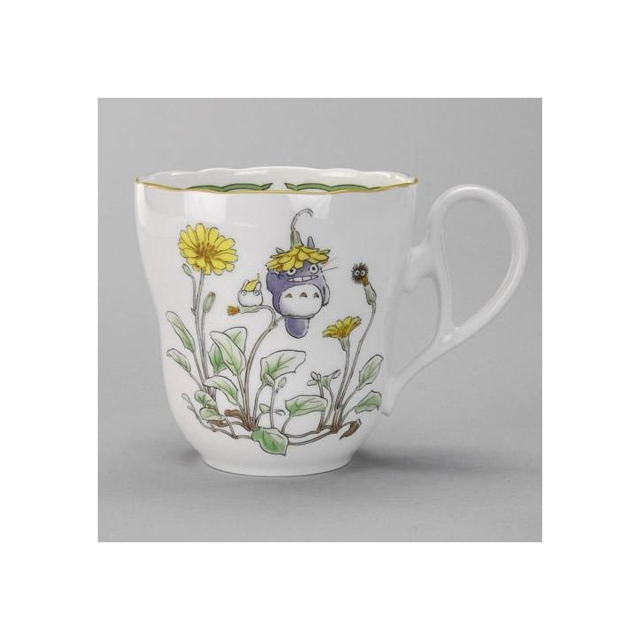 TASSE TOTORO CHAPEAU DE FLEURS JAUNES - MON VOISIN TOTORO 