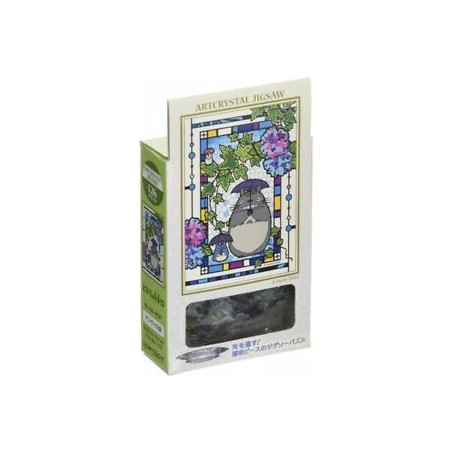 PUZZLE VITRAIL TOTORO JARDIN D'HORTENSIAS-MON VOISIN TOTORO 