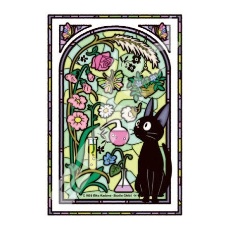 PUZZLE VITRAIL JIJI DANS LA SERRE-KIKI LA PETITE SORCIÈRE 