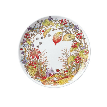 ASSIETTE 23 CM TOTORO BAIES - MON VOISIN TORORO