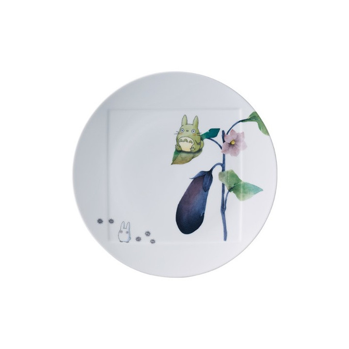 ASSIETTE 27 CM TOTORO AUBERGINE - MON VOISIN TOTORO