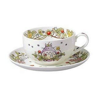 TASSE ET SOUS TASSE TOTORO FRAISE - MON VOISIN TOTORO