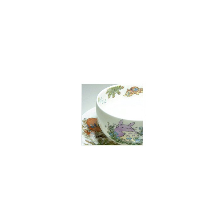 TASSE ET SOUS TASSE TOTORO PORCELAINE - MON VOISIN TOTORO