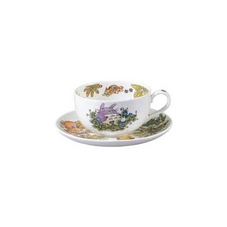 TASSE ET SOUS TASSE TOTORO PORCELAINE - MON VOISIN TOTORO