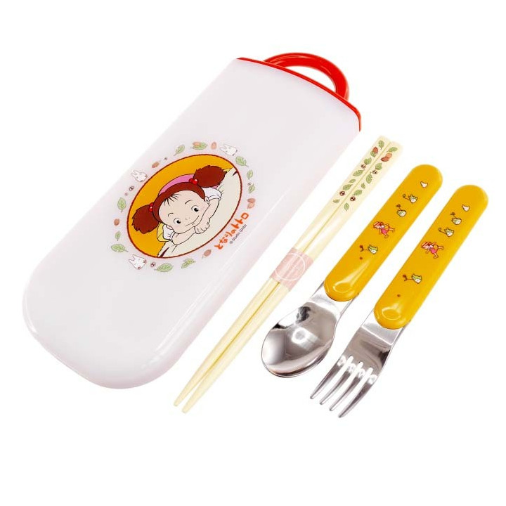 SET BAGUETTES CUILLÈRE FOURCHETTE MEI - MON VOISIN TOTORO