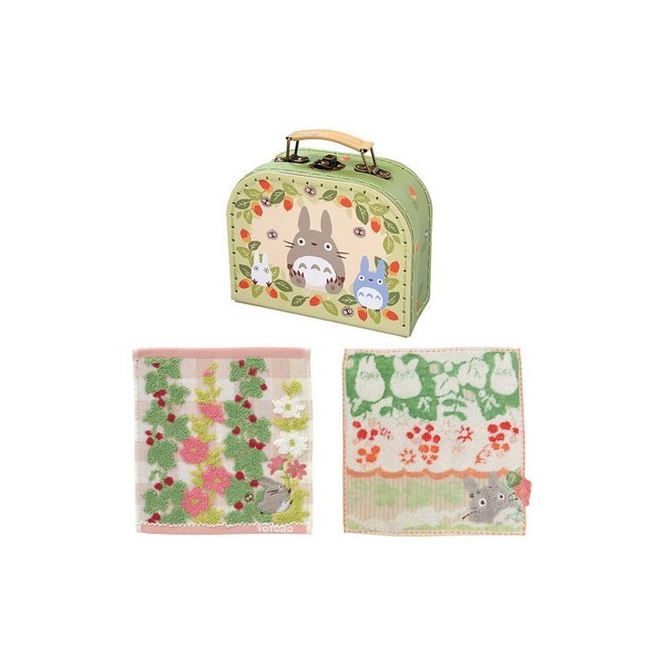 VALISETTE CADEAU TOTORO AVEC 2 MINI-SERVIETTES - MON VOISIN TOTORO