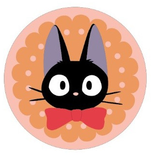 TROUSSE DE TOILETTE RONDE JIJI - KIKI LA PETITE SORCIERE