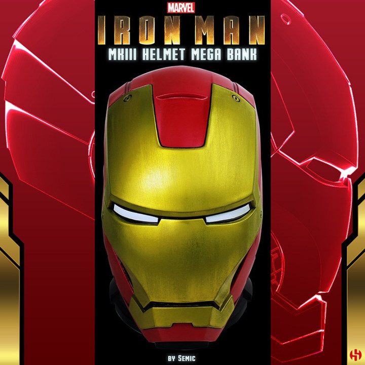 MEGA TIRELIRE CASQUE IRON MAN - MARVEL