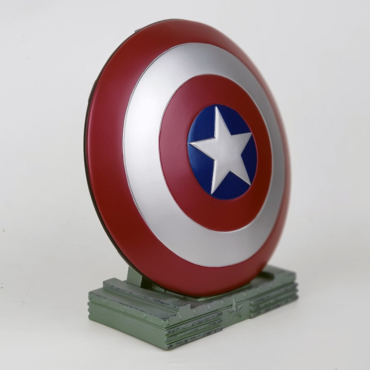 MEGA TIRELIRE BOUCLIER CAPTAIN AMERICA - MARVEL