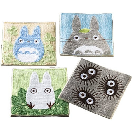 ASSORTIMENT DE 4 SOUS-VERRE TOTORO PASTEL - MON VOISIN TOTORO