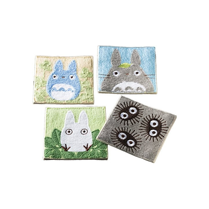 ASSORTIMENT DE 4 SOUS-VERRE TOTORO PASTEL - MON VOISIN TOTORO