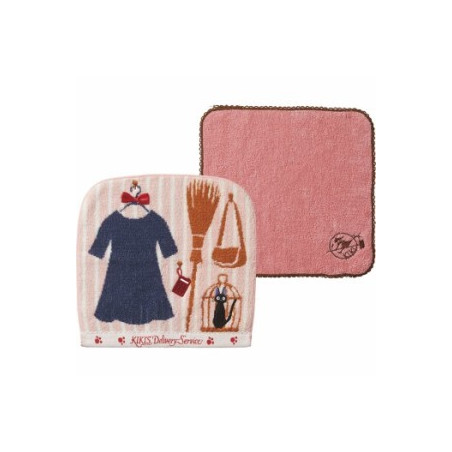 VALISETTE CADEAU JIJI AVEC 2 MINI-SERVIETTES - KIKI LA PETITE SORCIER