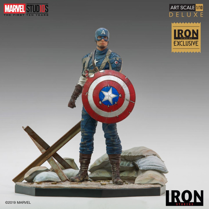 CAPTAIN AMERICA 1ST AVENGER - 1/10 BDS ART SCALE EXCLUSIVE