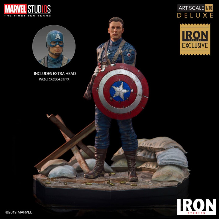 CAPTAIN AMERICA 1ST AVENGER - 1/10 BDS ART SCALE EXCLUSIVE