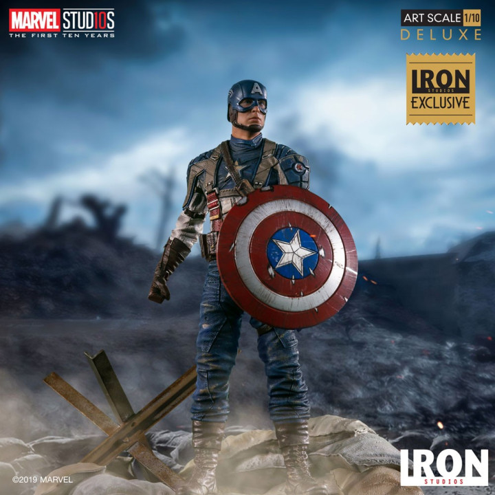 CAPTAIN AMERICA 1ST AVENGER - 1/10 BDS ART SCALE EXCLUSIVE