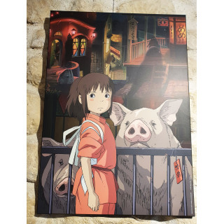 TABLEAU 51 X 72 GHIBLI - LE VOYAGE DE CHIHIRO