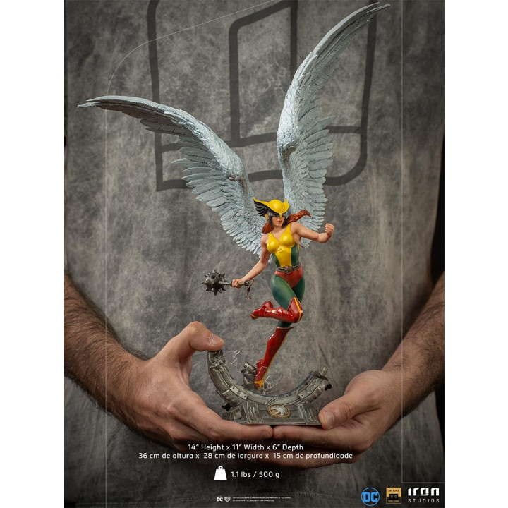 HAWKGIRL DELUXE ART SCALE 1/10 - DC COMICS - IRON STUDIOS