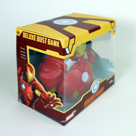 IRON MAN MARK VII DELUXE BUST BANK - MARVEL