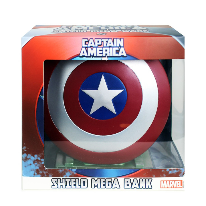 MEGA TIRELIRE BOUCLIER CAPTAIN AMERICA - MARVEL