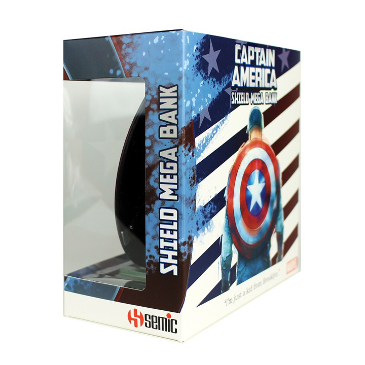 MEGA TIRELIRE BOUCLIER CAPTAIN AMERICA - MARVEL