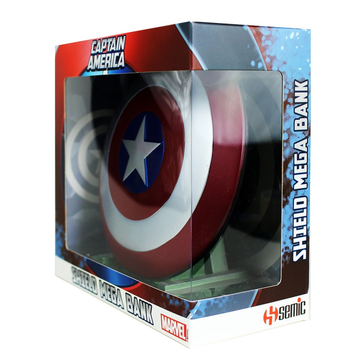MEGA TIRELIRE BOUCLIER CAPTAIN AMERICA - MARVEL