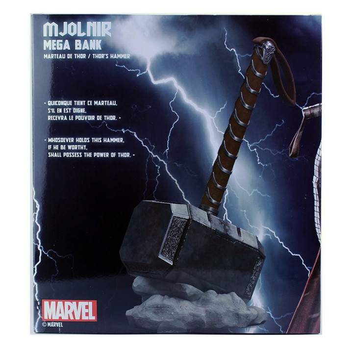 MEGA TIRELIRE MARTEAU DE THOR - MARVEL