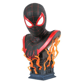 MARVEL LEGENDS IN 3D PS5 MILES MORALES 1/2 SCALE BUST