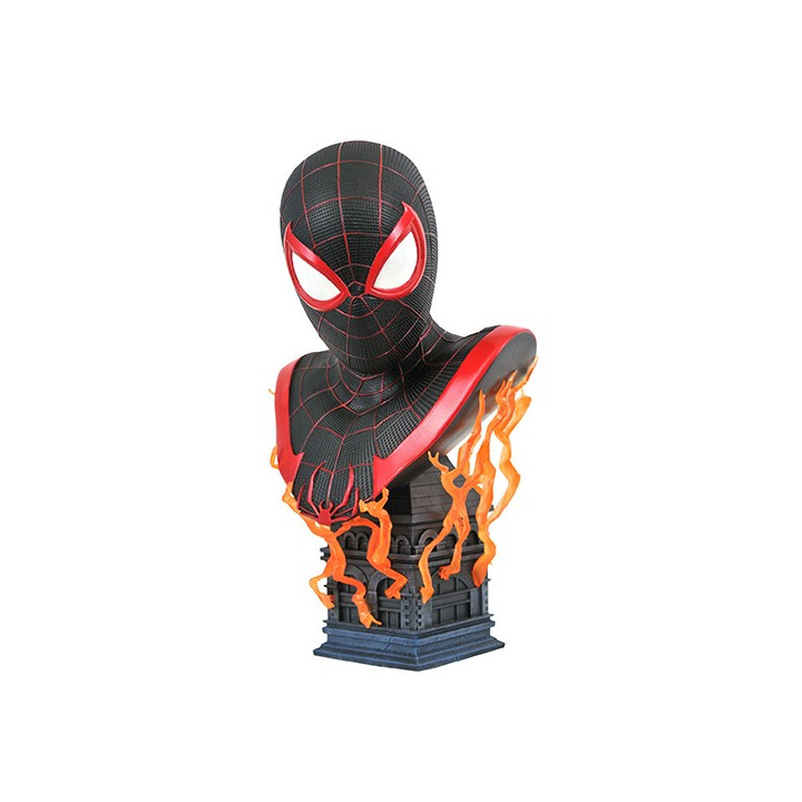 MARVEL LEGENDS IN 3D PS5 MILES MORALES 1/2 SCALE BUST