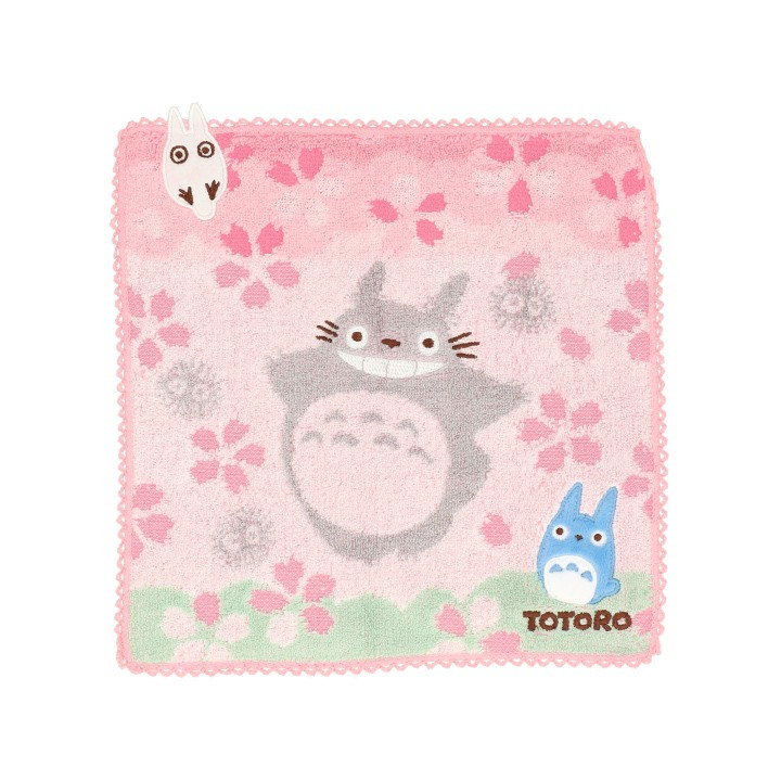 Mini-serviette Cerisiers en fleurs 25x25 cm - My Neighbor Totoro