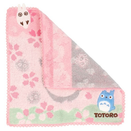 Mini-serviette Cerisiers en fleurs 25x25 cm - My Neighbor Totoro