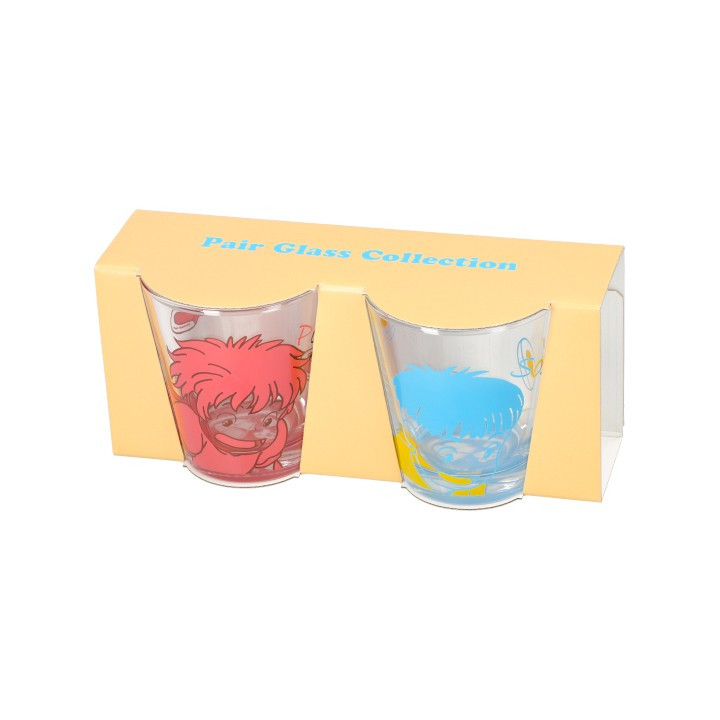 Set 2 Verres Ponyo & Sosuke - Ponyo Sur La Falaise