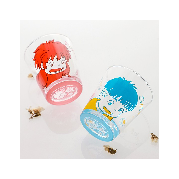 Set 2 Verres Ponyo & Sosuke - Ponyo Sur La Falaise